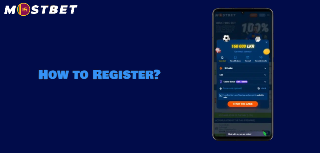 How to Register on the Mostbet App in Sri Lanka